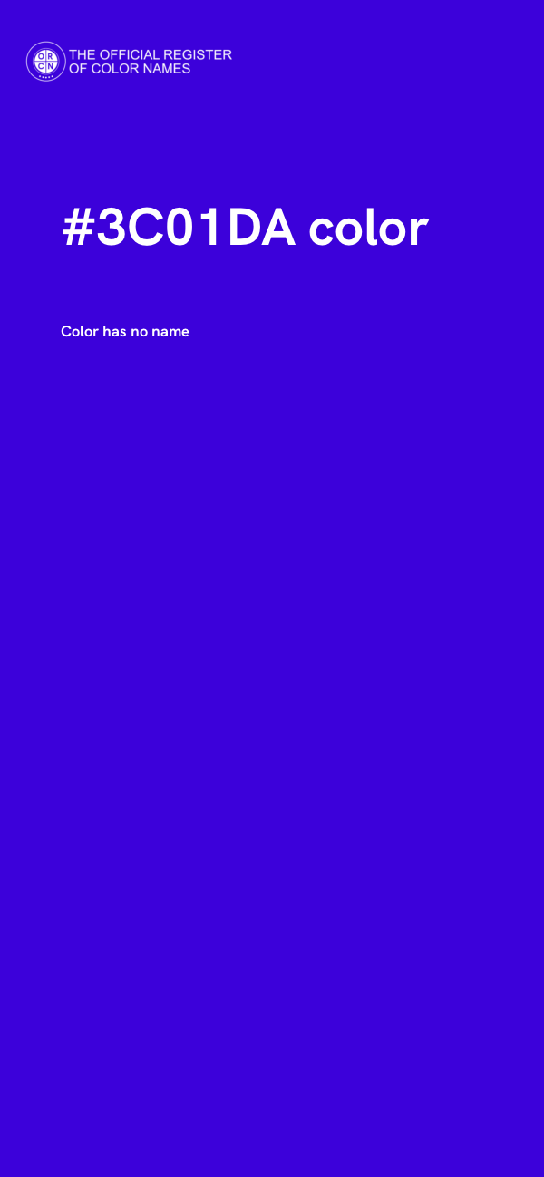 #3C01DA color image