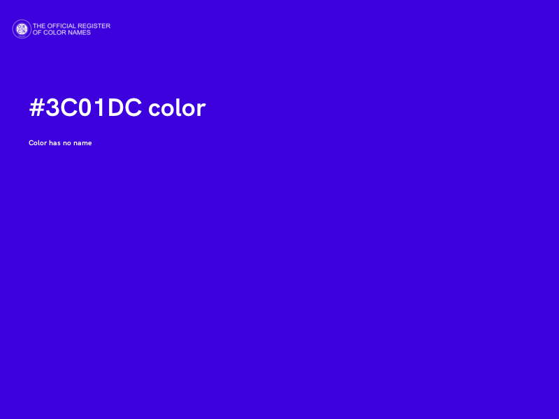 #3C01DC color image