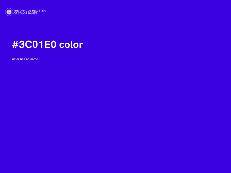 #3C01E0 color image