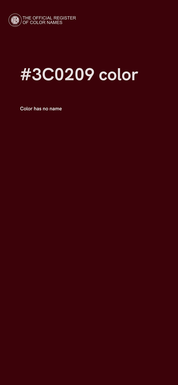 #3C0209 color image