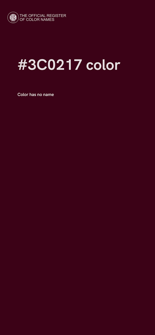 #3C0217 color image