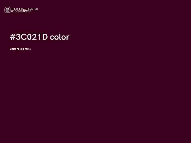 #3C021D color image