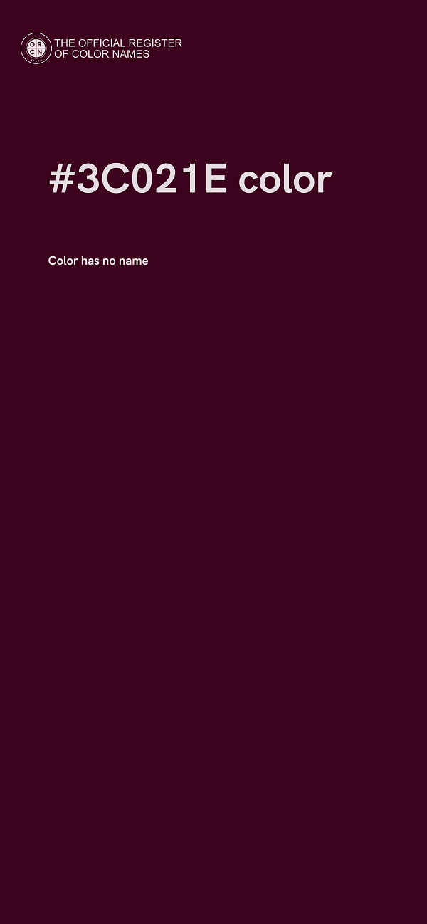 #3C021E color image
