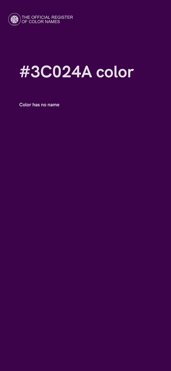 #3C024A color image