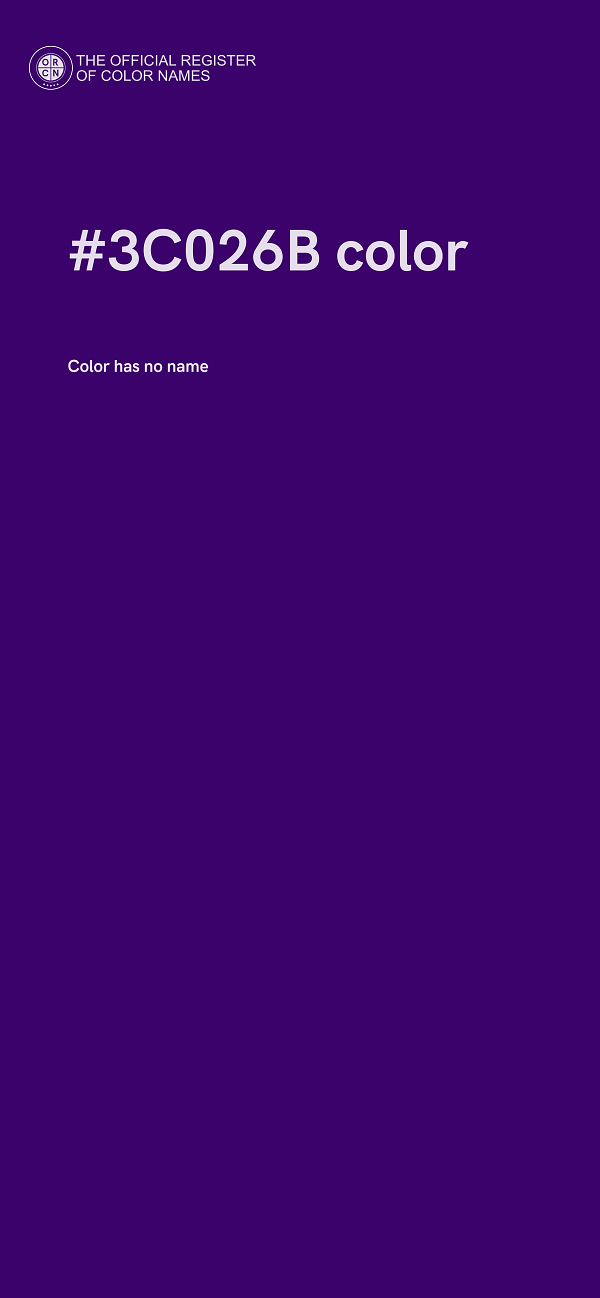 #3C026B color image