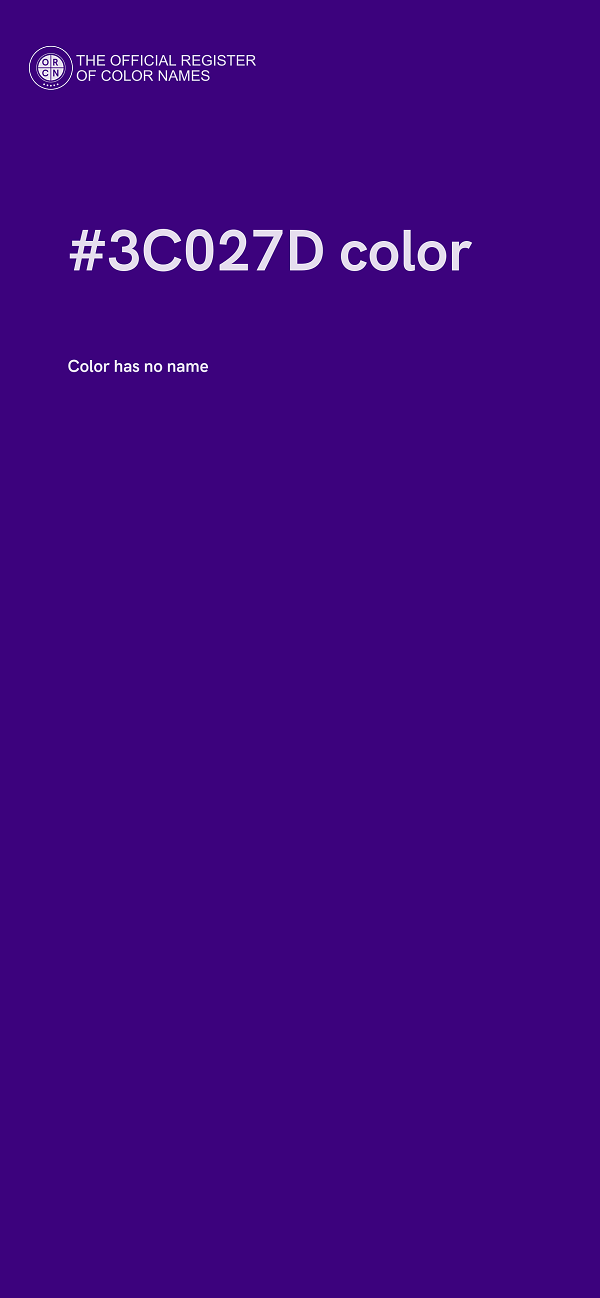 #3C027D color image