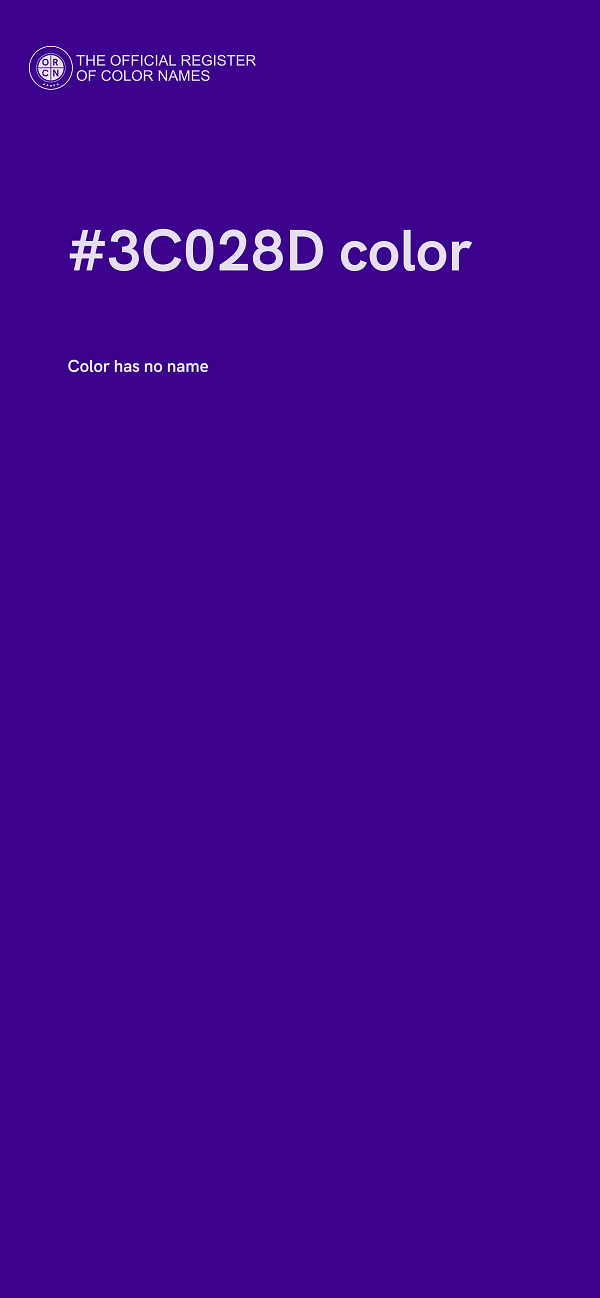 #3C028D color image