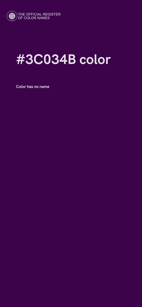 #3C034B color image