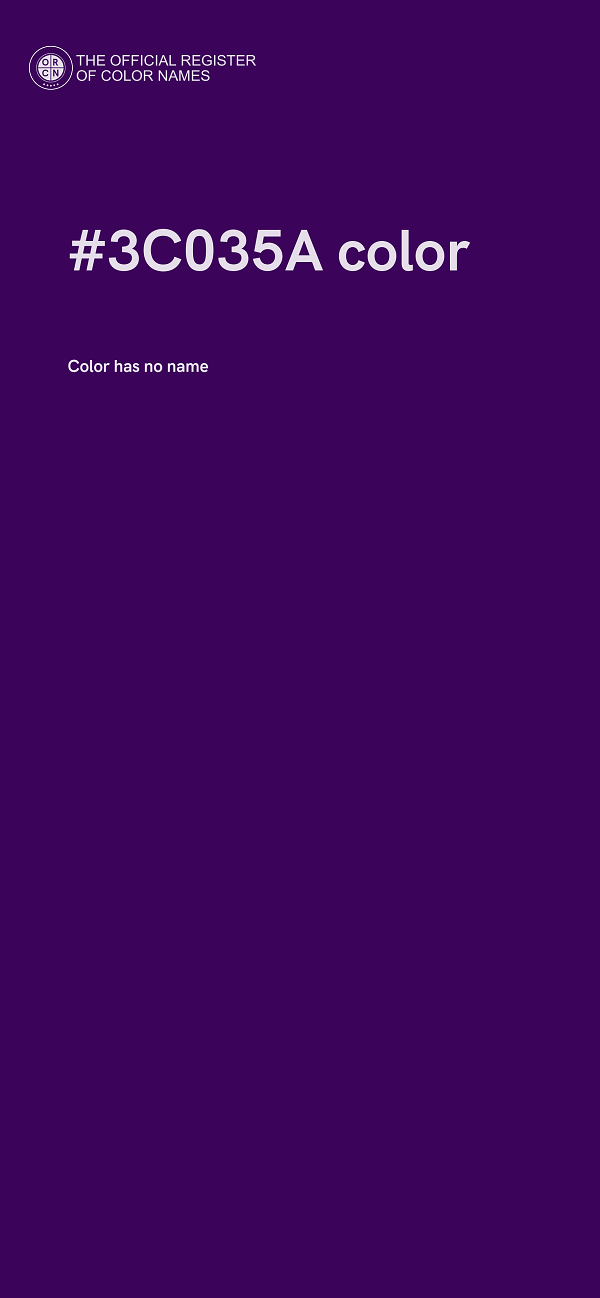 #3C035A color image