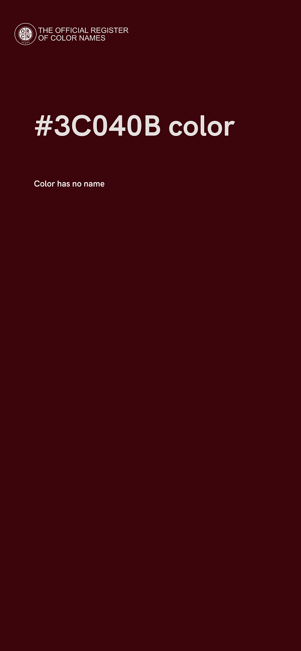#3C040B color image