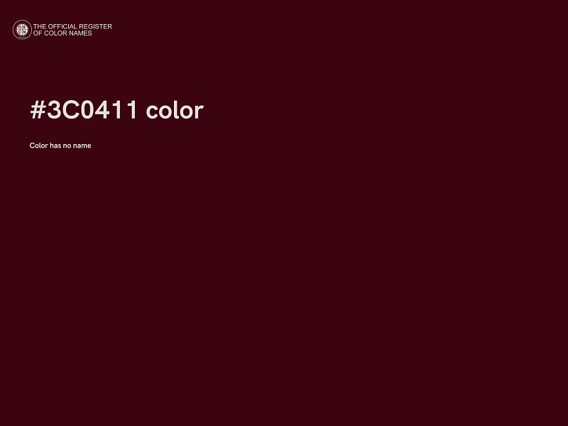 #3C0411 color image