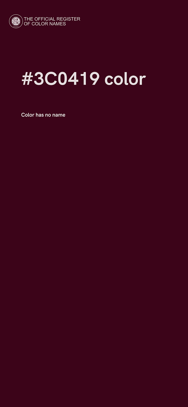 #3C0419 color image