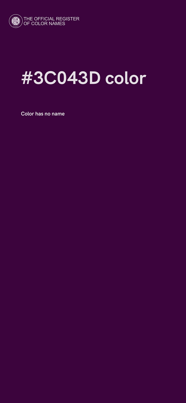 #3C043D color image