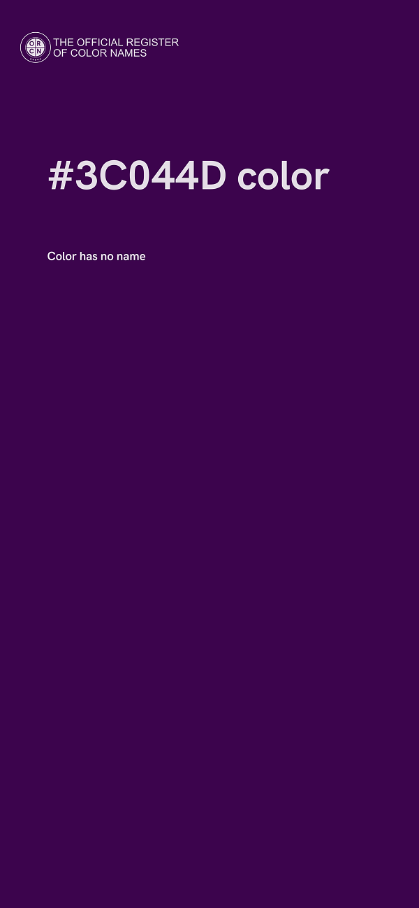 #3C044D color image