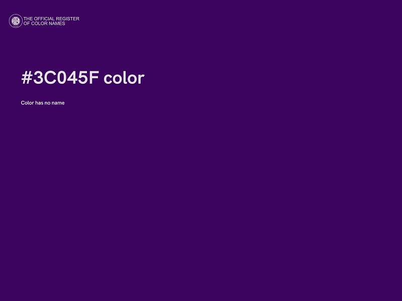 #3C045F color image