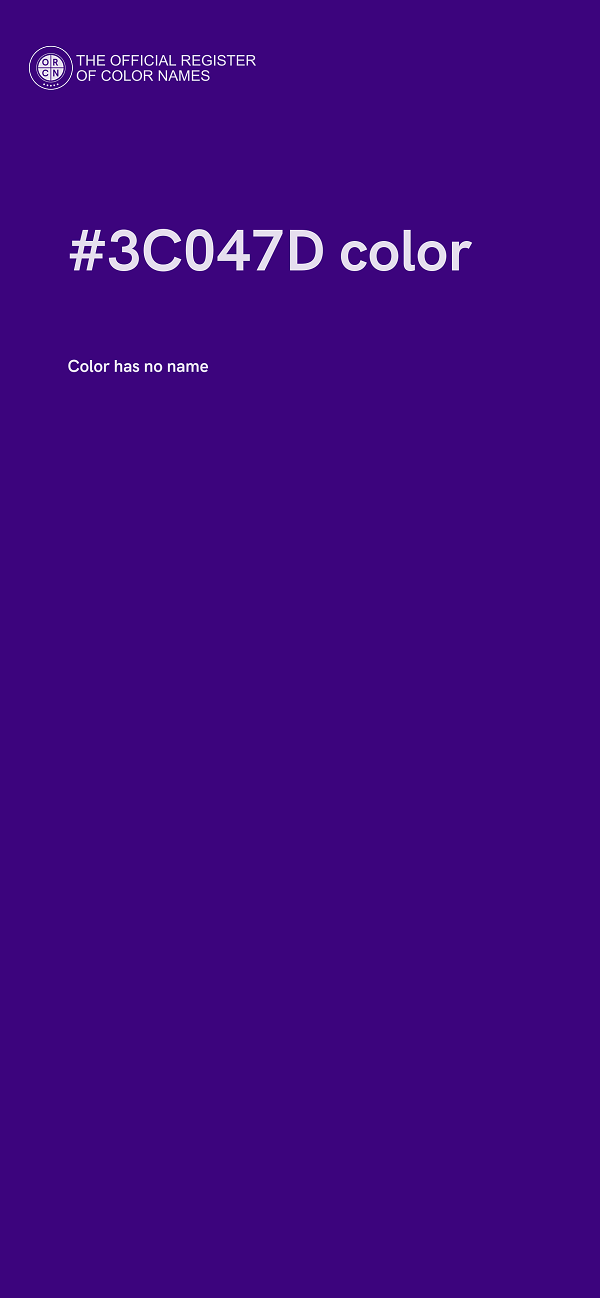 #3C047D color image