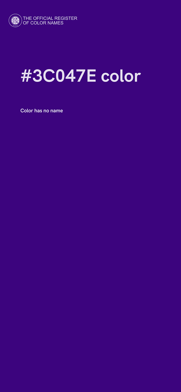 #3C047E color image