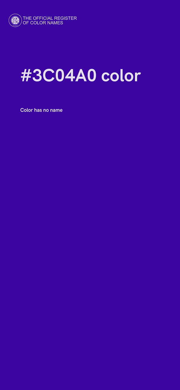 #3C04A0 color image