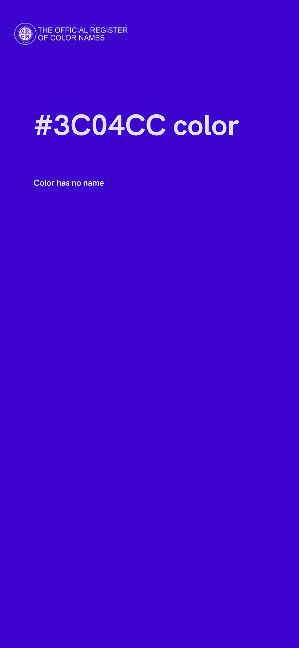 #3C04CC color image