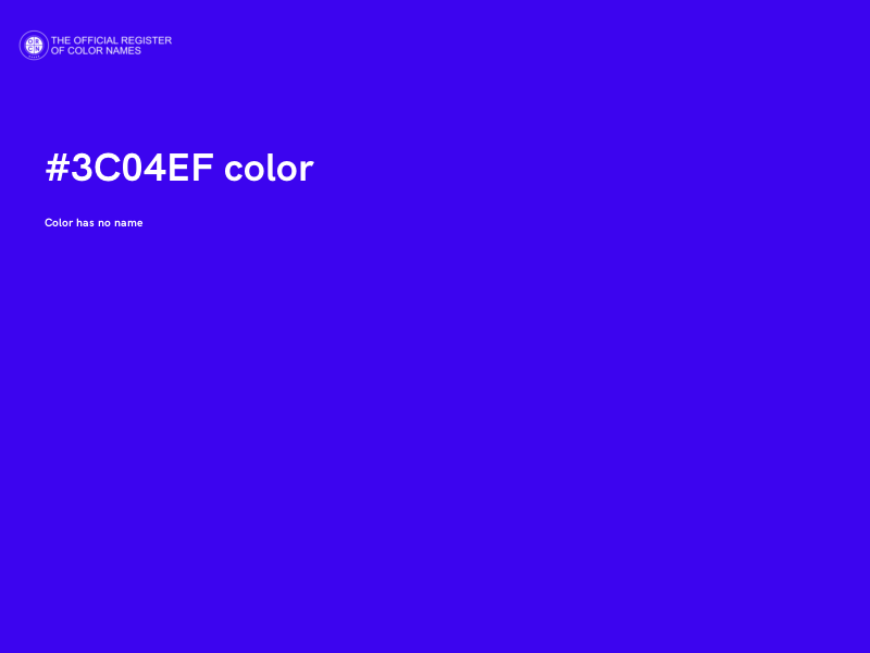 #3C04EF color image
