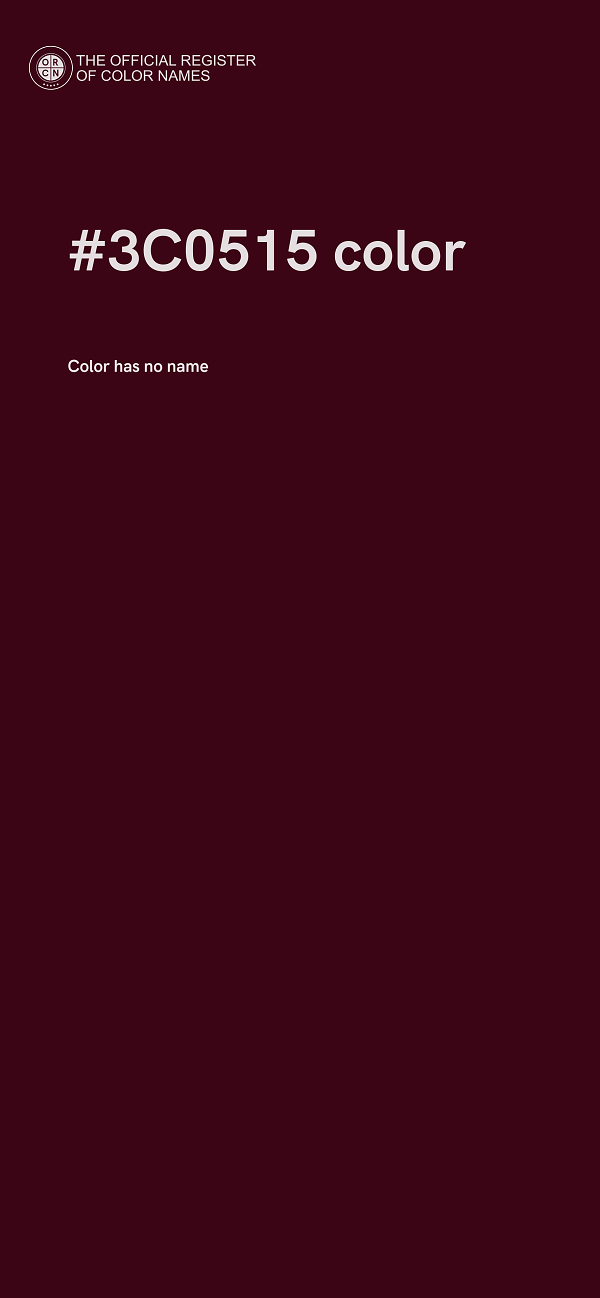 #3C0515 color image