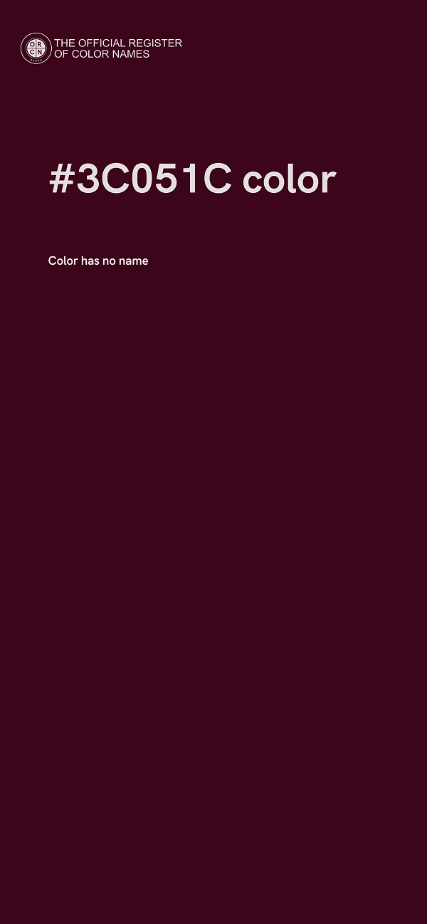#3C051C color image
