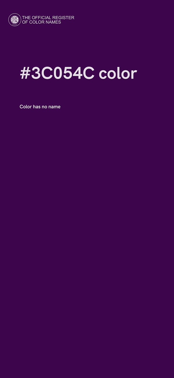 #3C054C color image