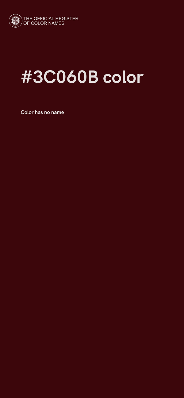 #3C060B color image