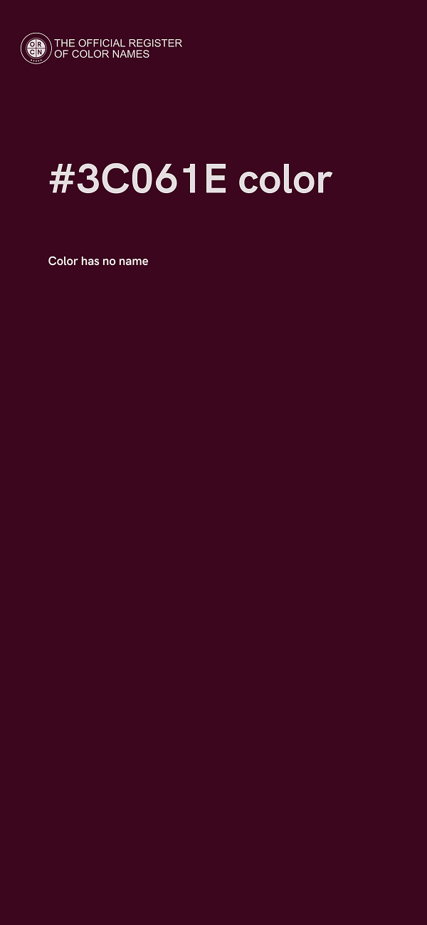 #3C061E color image