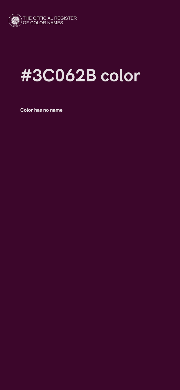 #3C062B color image