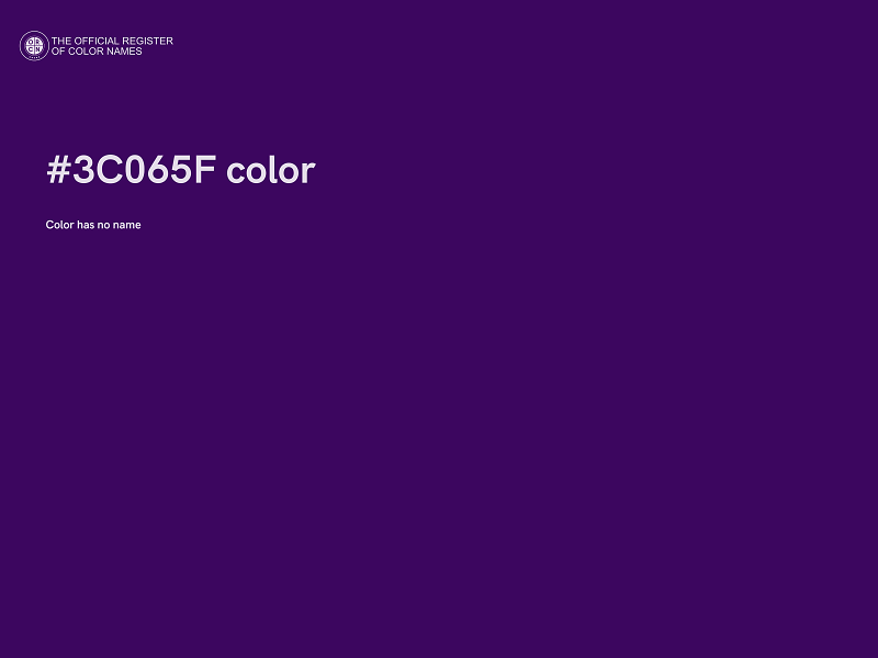 #3C065F color image