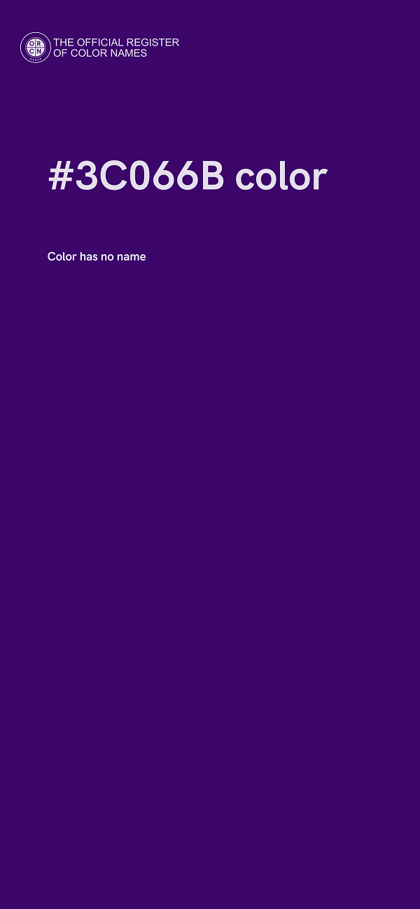 #3C066B color image