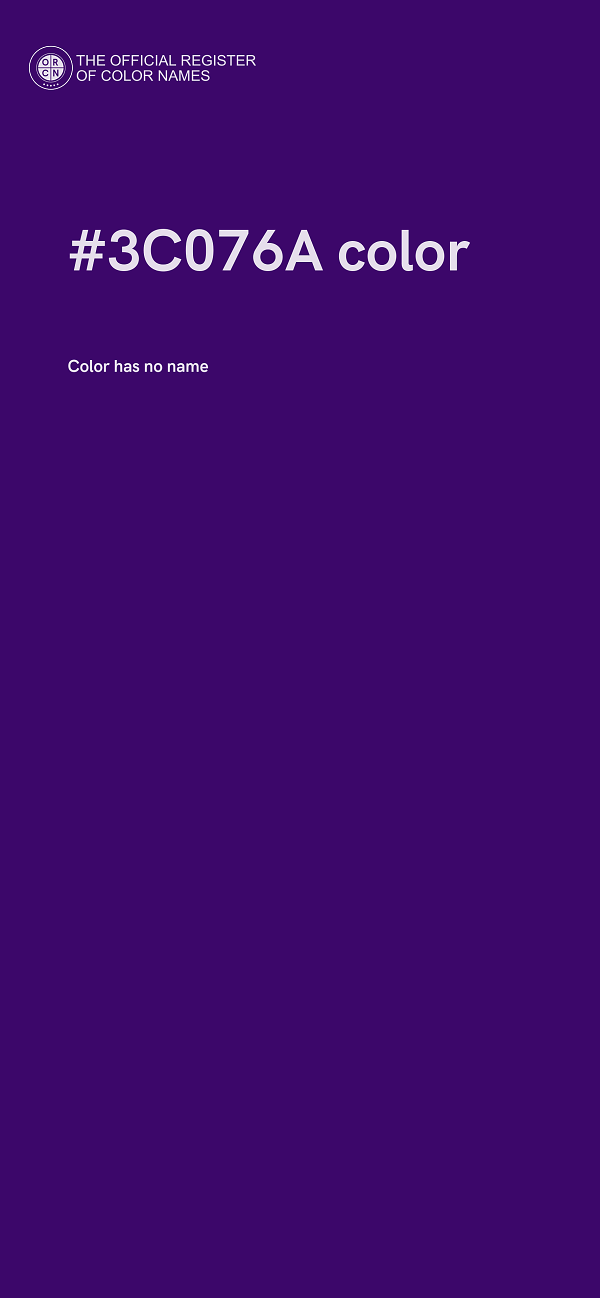 #3C076A color image