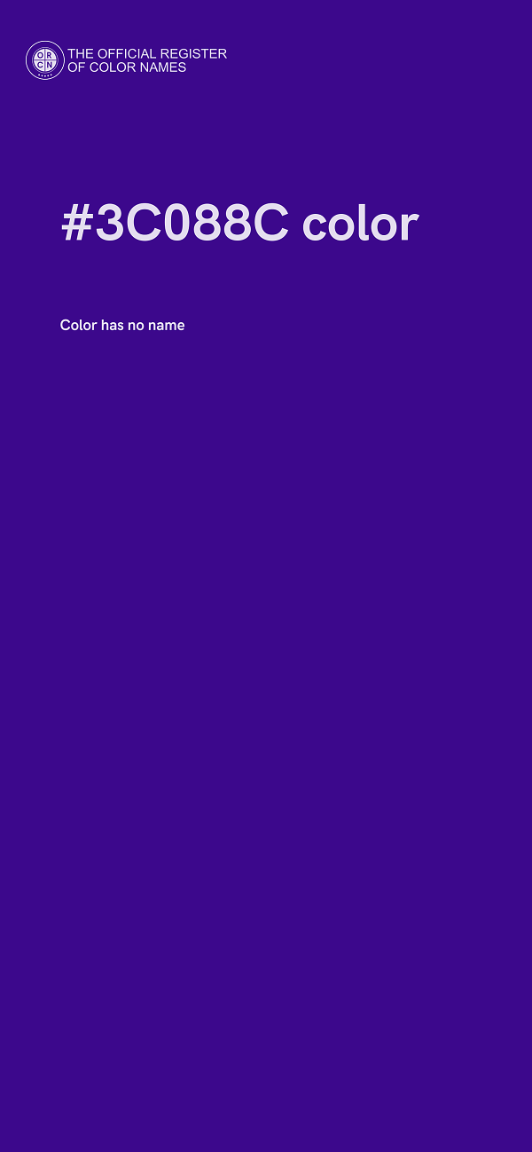 #3C088C color image