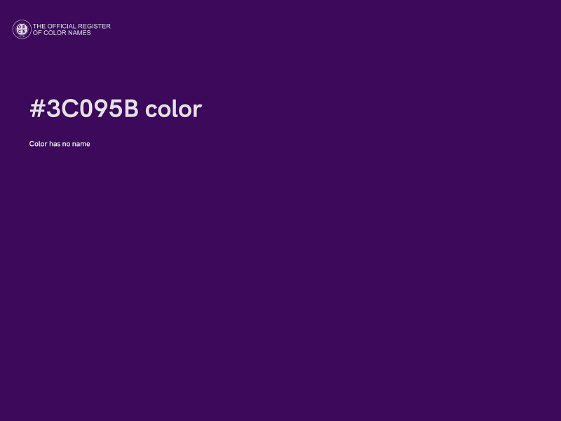 #3C095B color image
