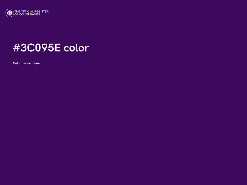 #3C095E color image