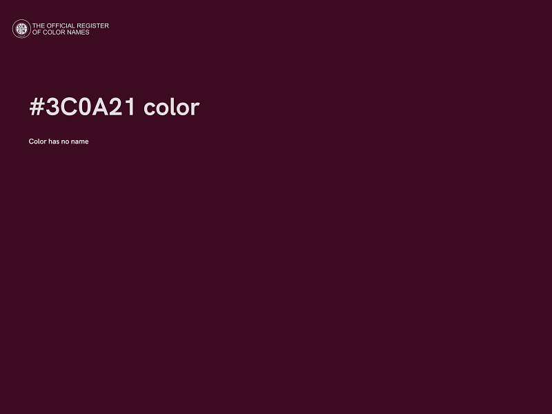 #3C0A21 color image