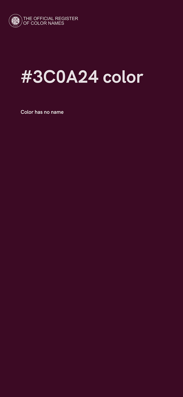 #3C0A24 color image