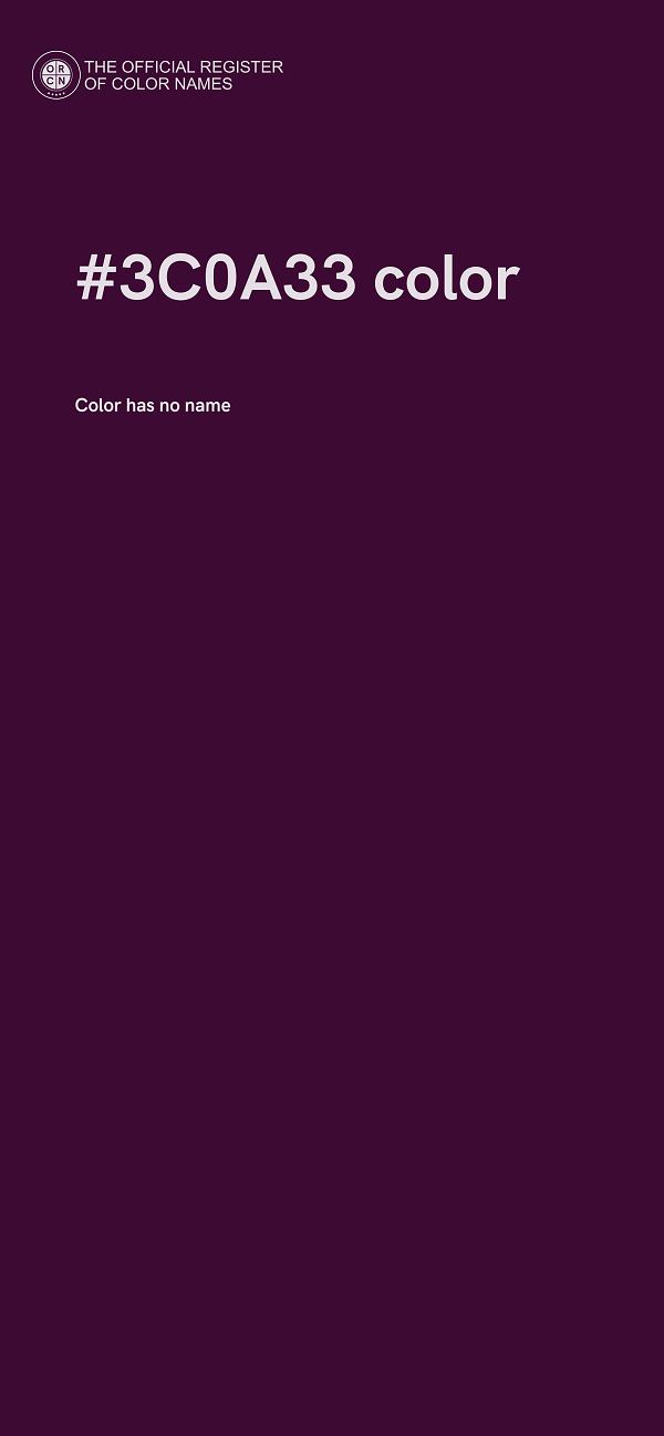 #3C0A33 color image
