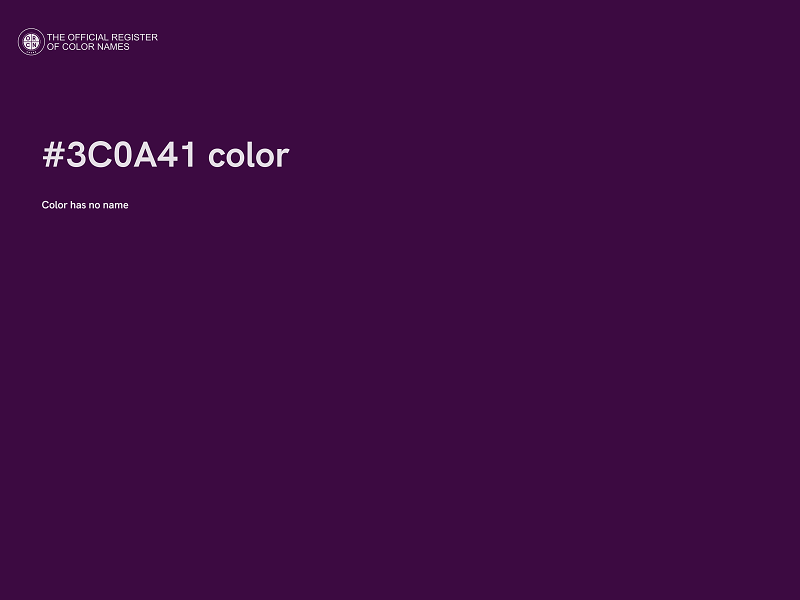 #3C0A41 color image