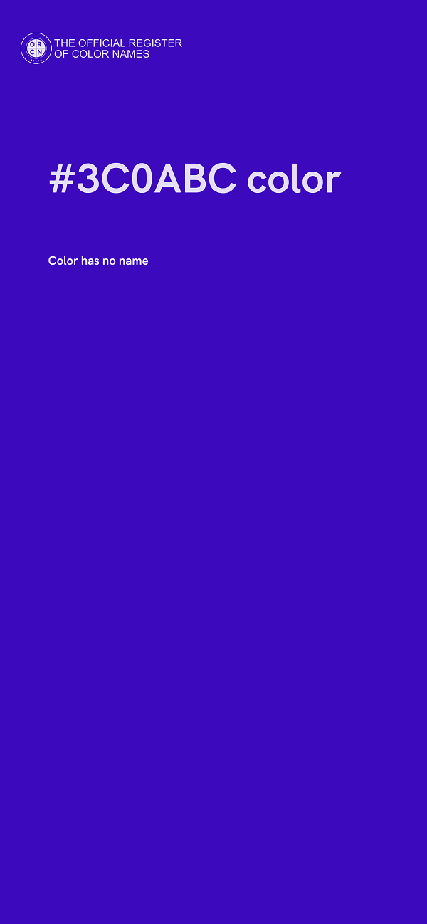 #3C0ABC color image
