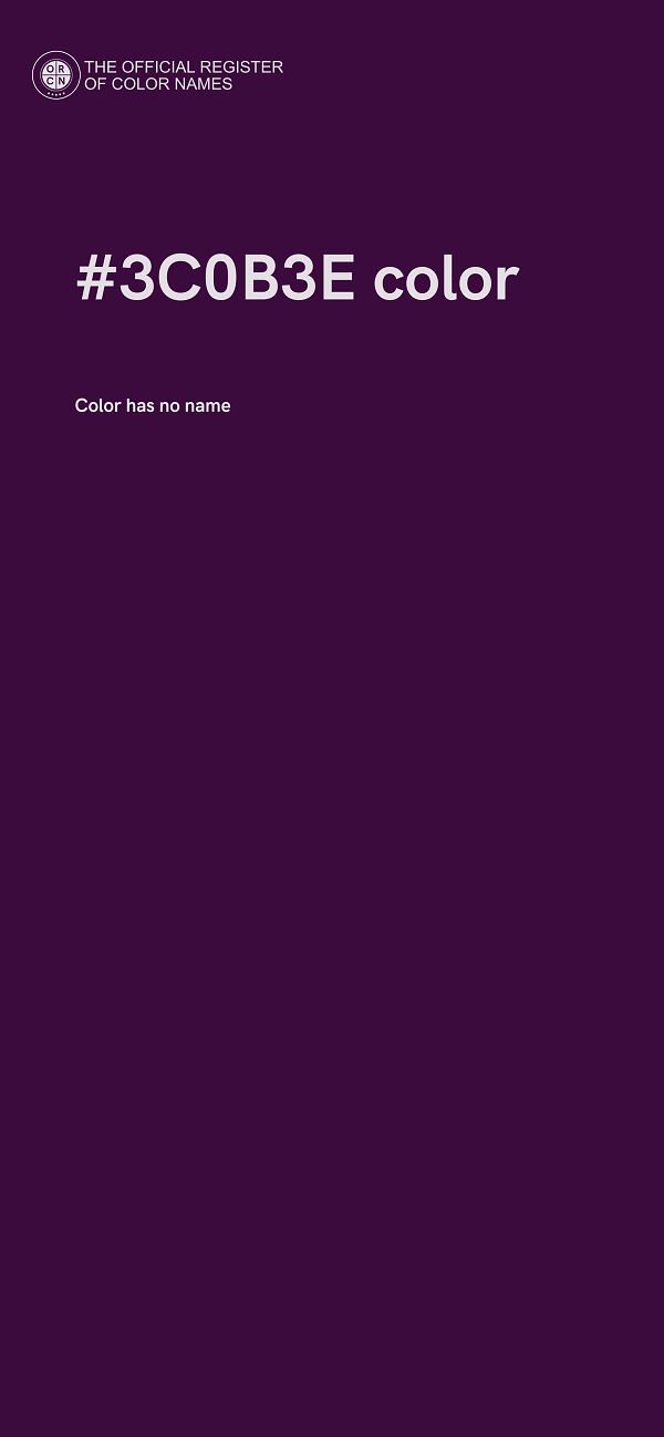 #3C0B3E color image
