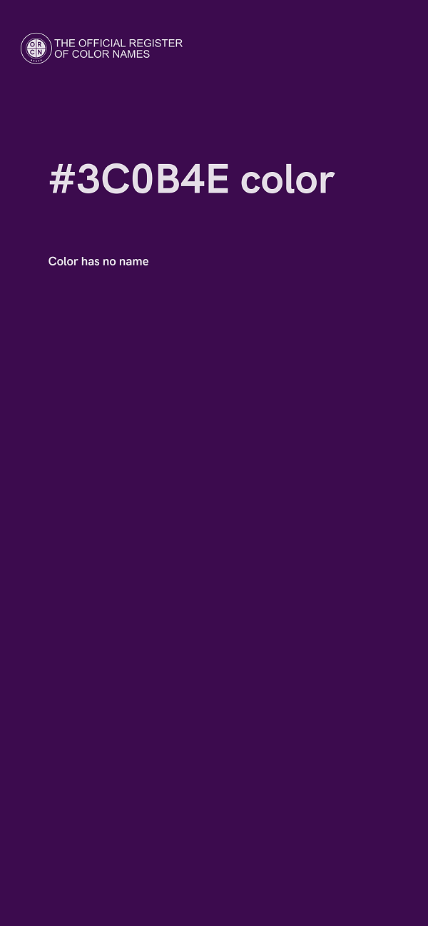 #3C0B4E color image