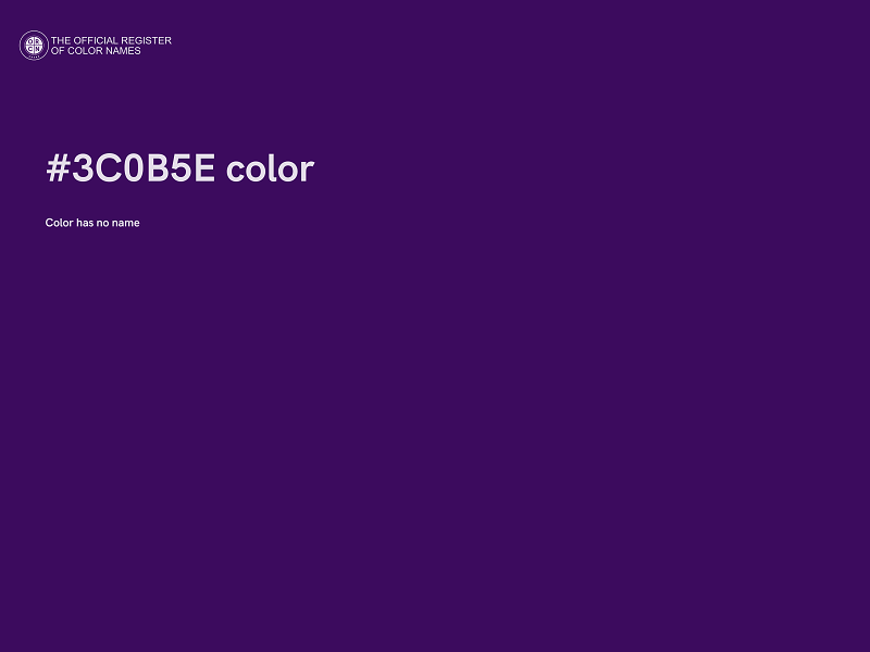 #3C0B5E color image