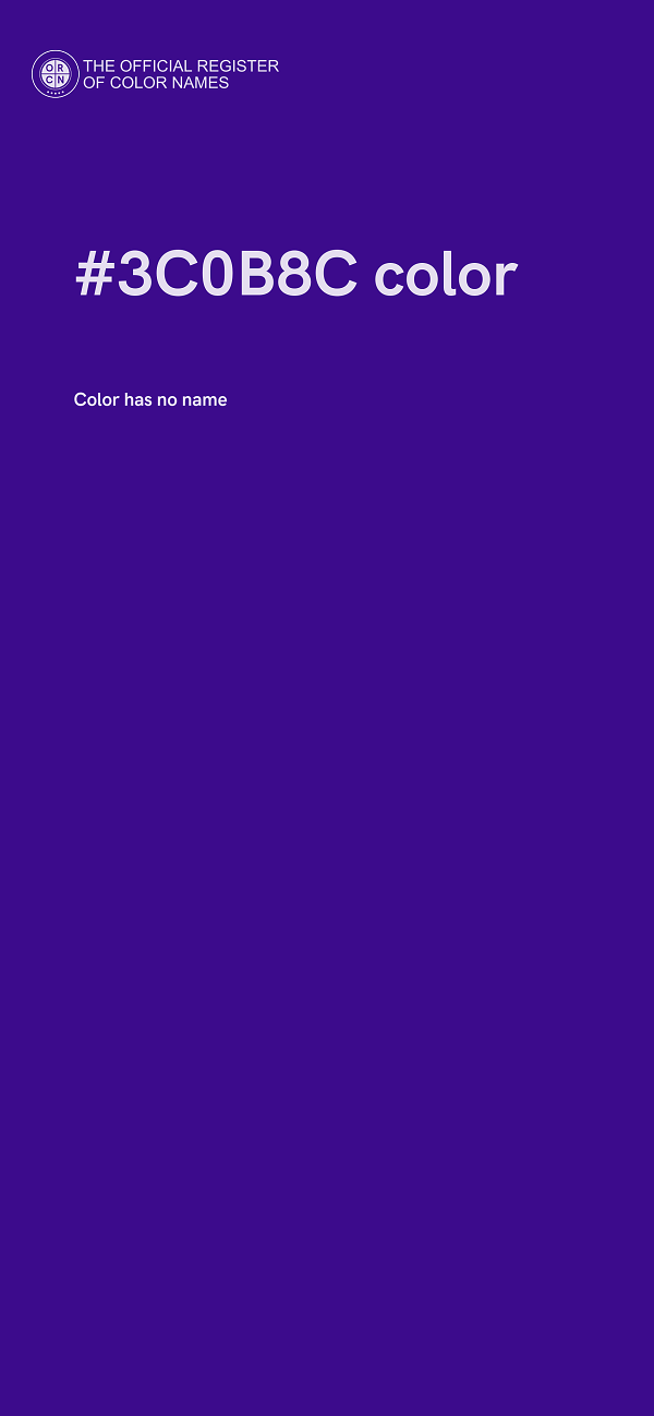 #3C0B8C color image