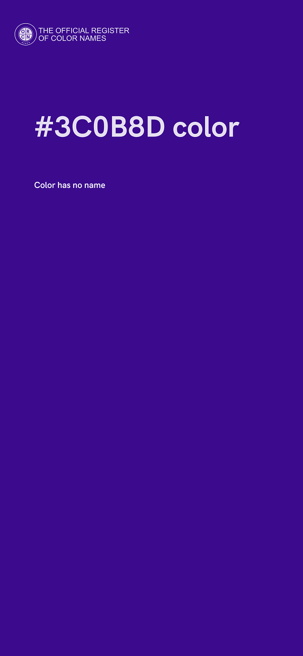#3C0B8D color image