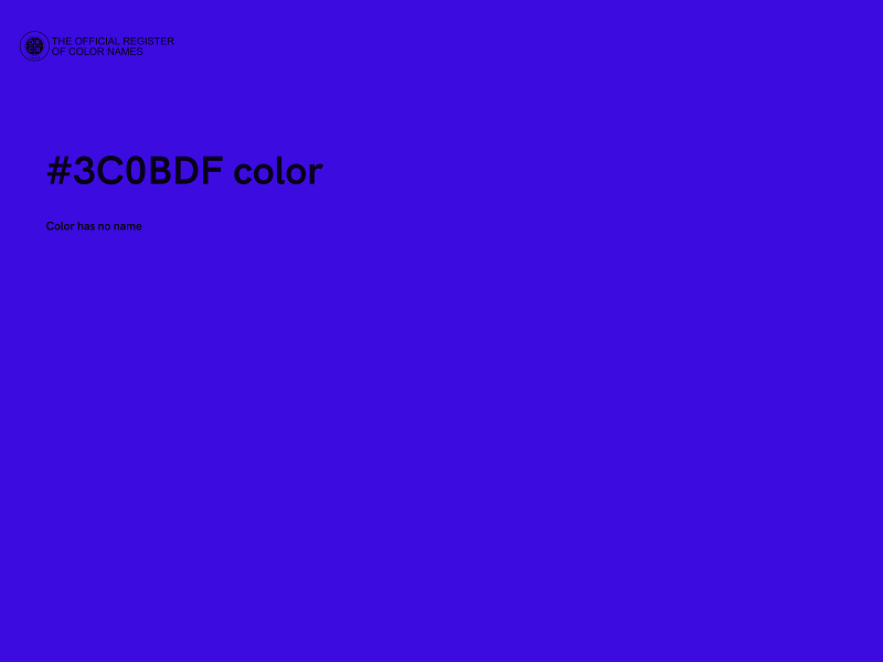 #3C0BDF color image