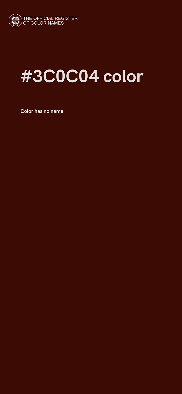 #3C0C04 color image