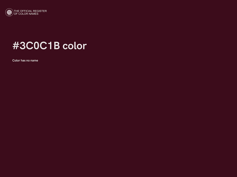 #3C0C1B color image