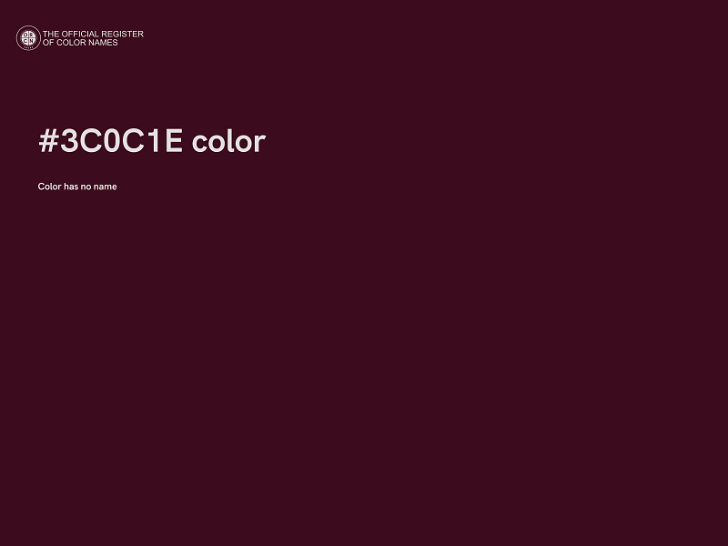 #3C0C1E color image